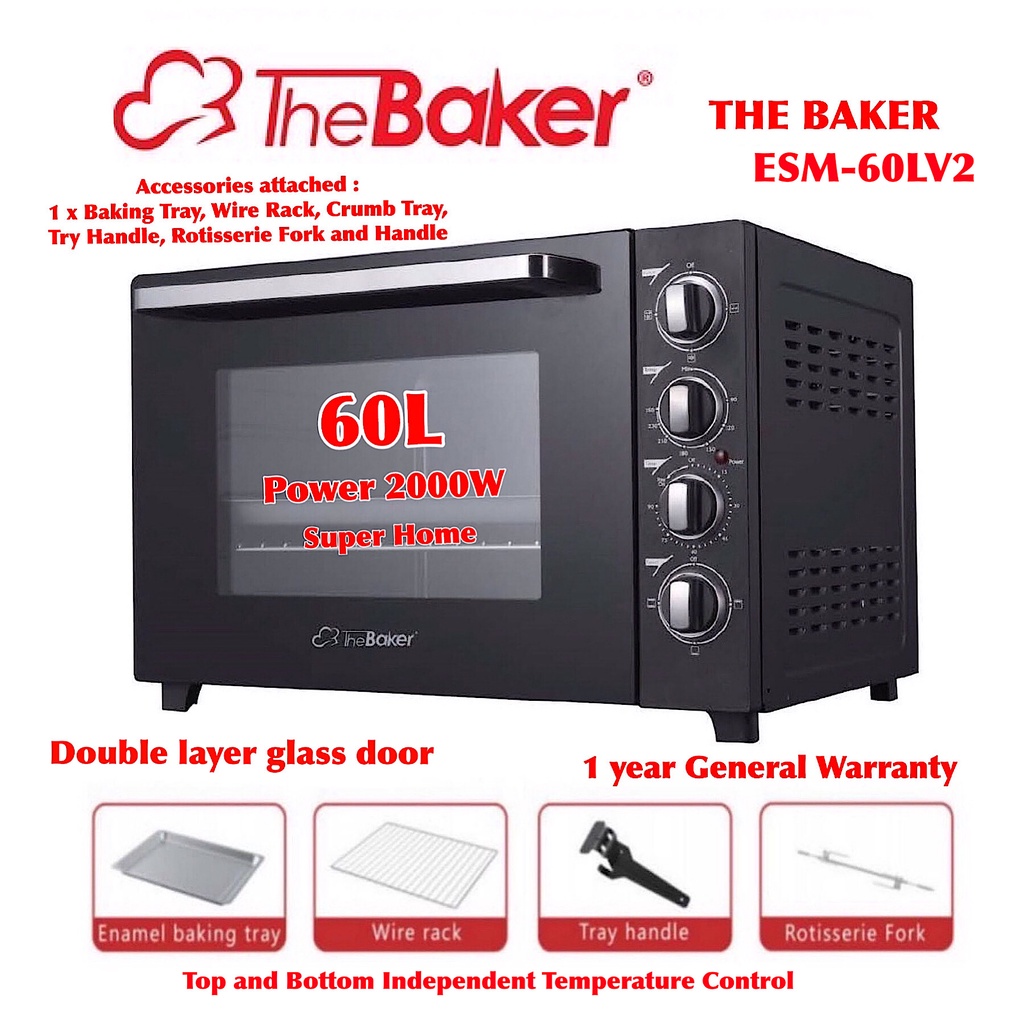 The baker deals oven 60l