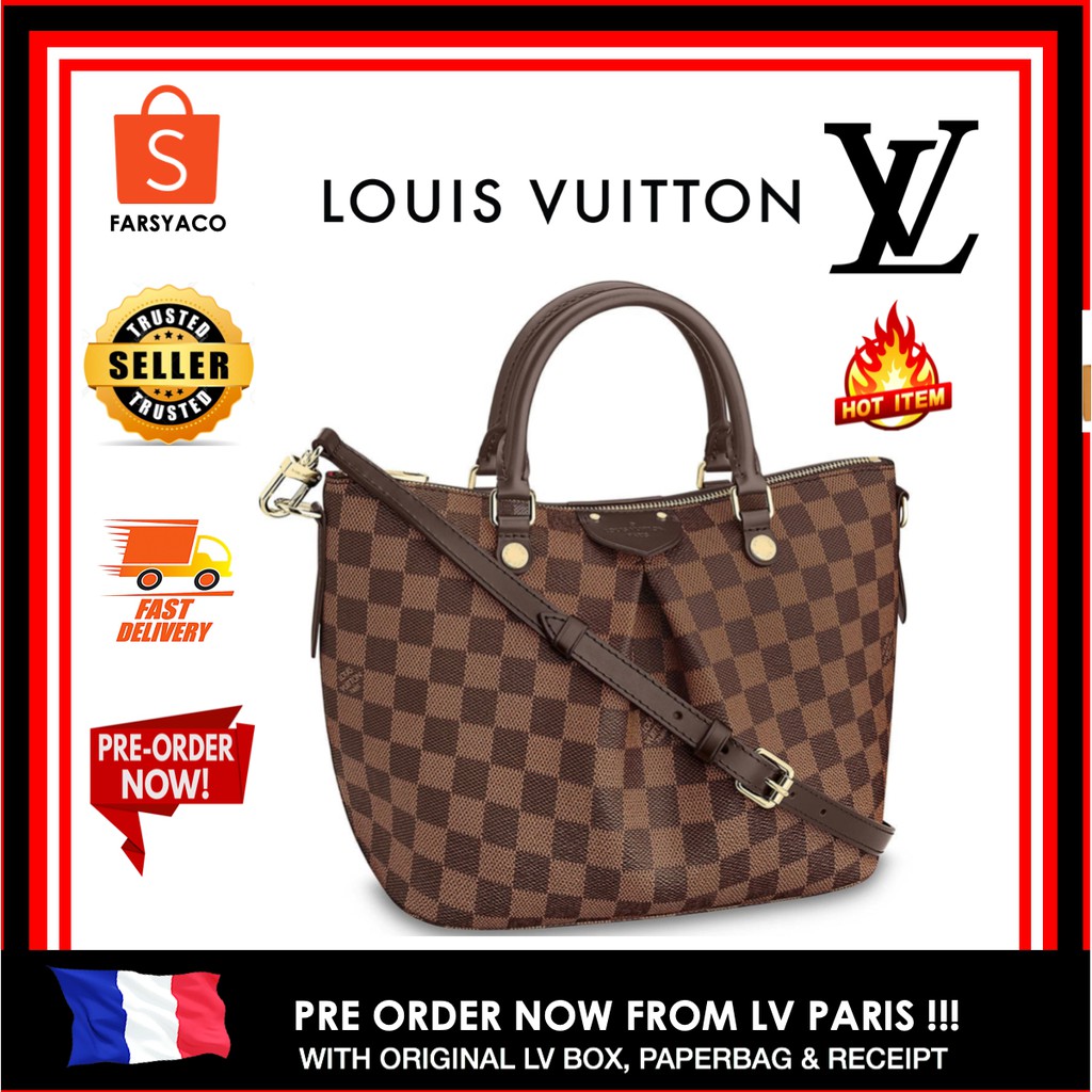 N41545 Louis Vuitton 2015 France Edition Damier Ebene Siena PM