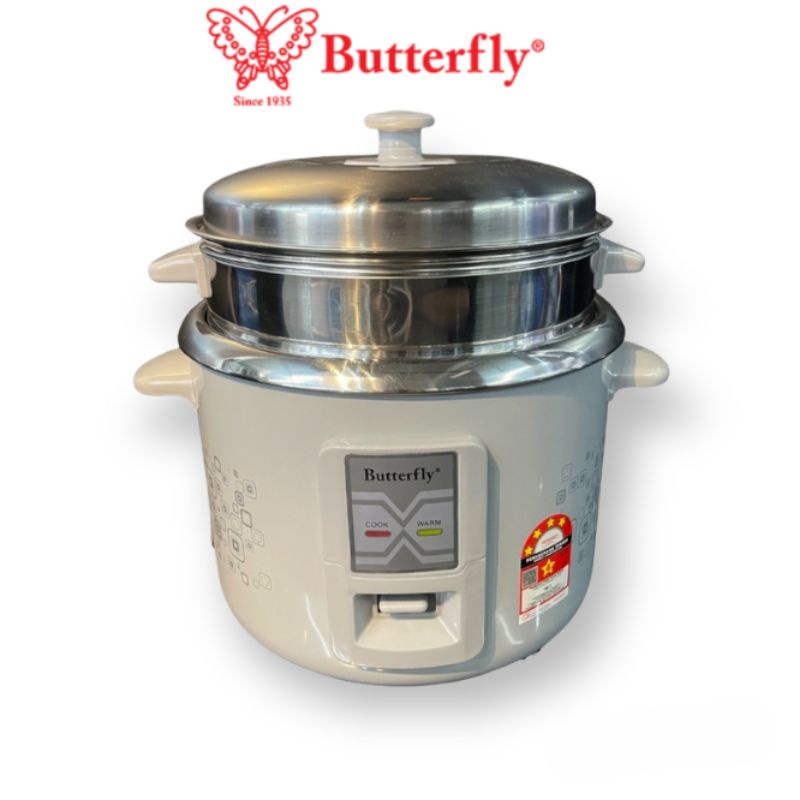 New Butterfly Stainless Steel SS Inner Pot Rice Cooker BRC SS150/180/250 –  Nazlan Rich Trading Co.