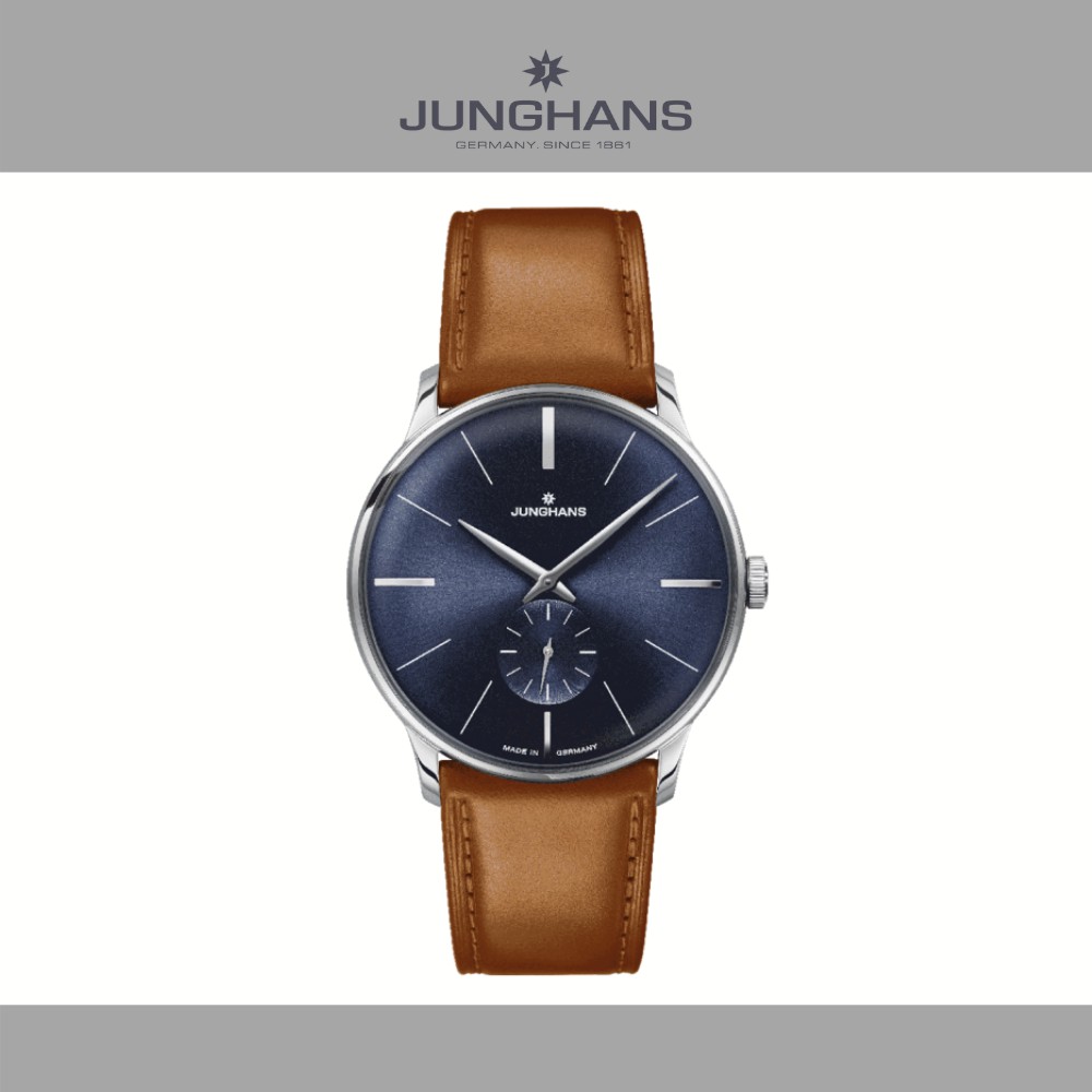 Junghans Meister Hand Winding Leather Strap Brown 027 3504.00