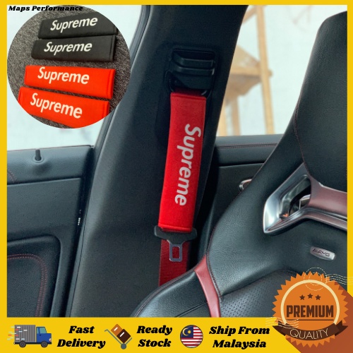 Supreme seat belt deals covers