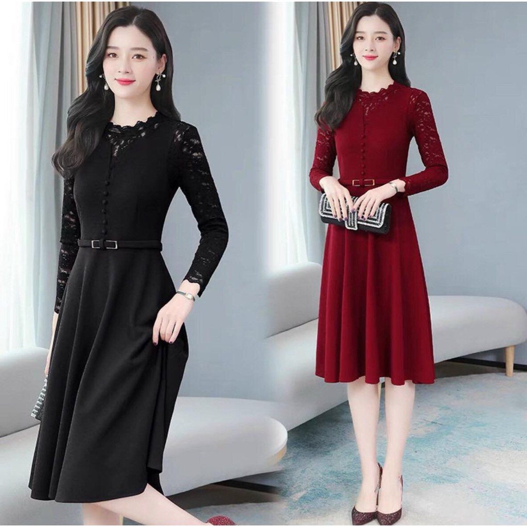 Shopee lace hot sale dress