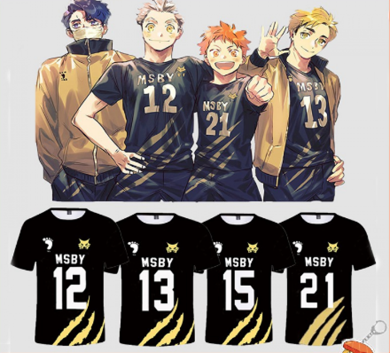 New 3D Brand Man Haikyuu T-shirt Clothes Cosplay Harajuku Style Costume  Jerseys High School Fashion Casual Haikyu T shirt - AliExpress