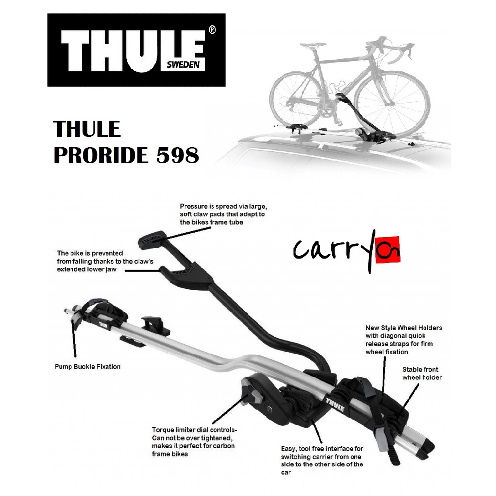 Thule 598 deals wheel holder