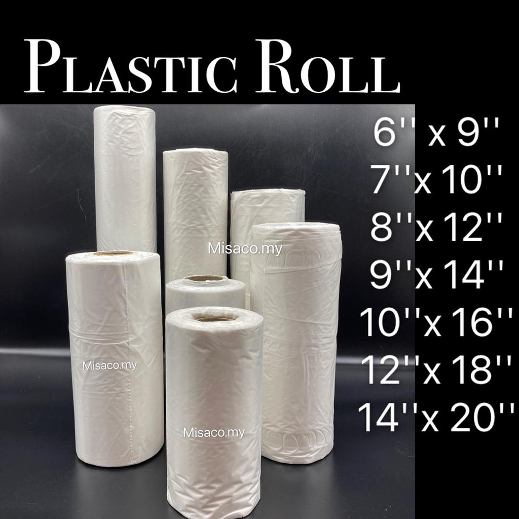 Plastic packing shop roll