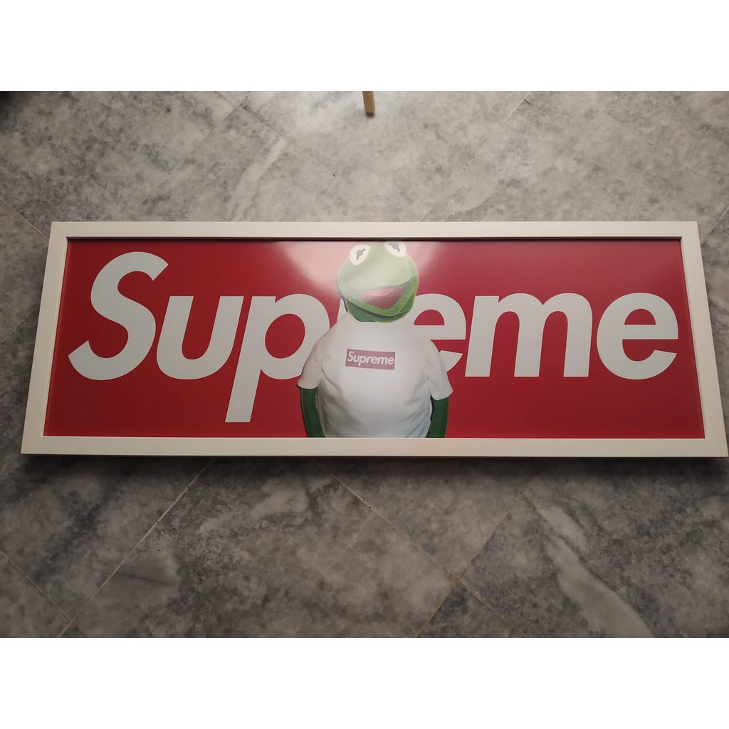 SUPREME ART WHITE FRAME WITH GLASS | Shopee Malaysia