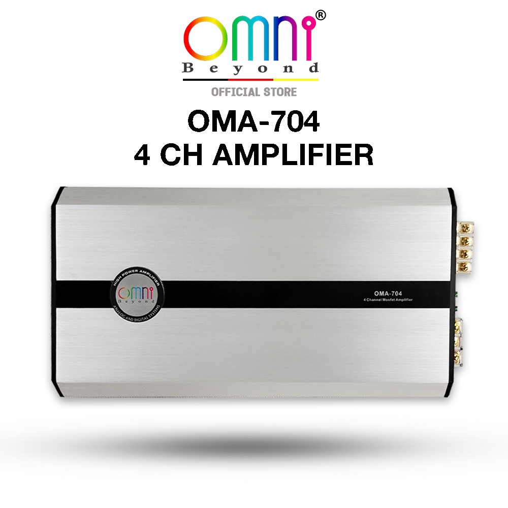 Omni Beyond Amplifier 4-CH Channel Power Amp Suitable For Car