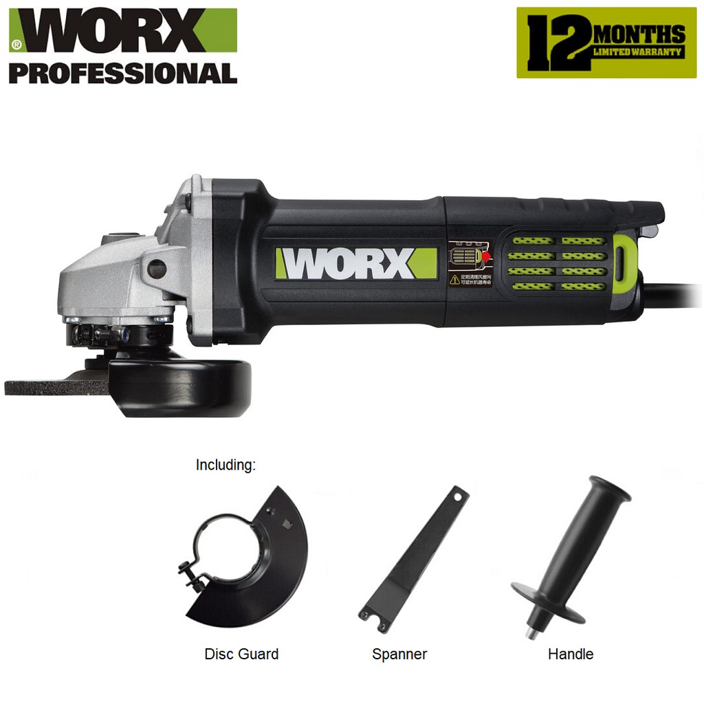 WORX WU800S.2 100mm 720W Angle Grinder Shopee Malaysia