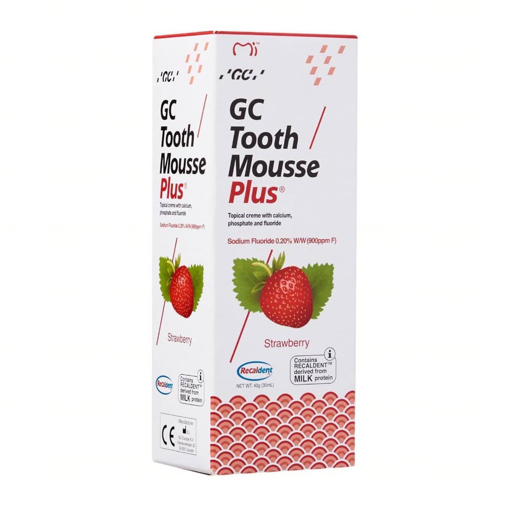 GC Tooth Mousse Tooth Mousse Plus Strawberry 40g/35ml Toothpaste