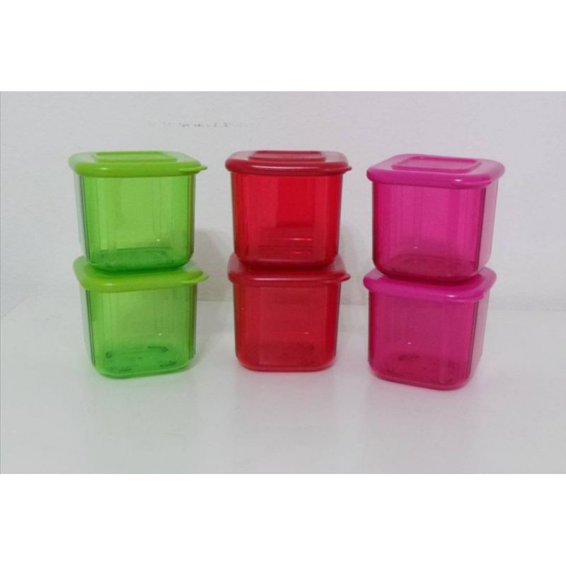 Tupperware Clear Mates Clearmates Mini Snack Container Set NEW