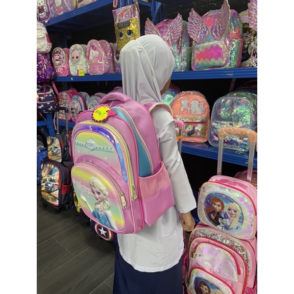 Frozen backpack cheap big w