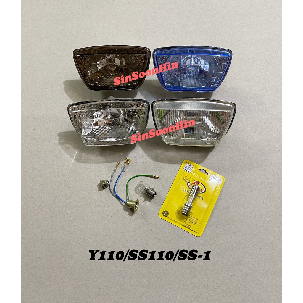 Yamaha SS110 / Y110 / SS-1 Head Lamp - Standard/Chrome/Blue/Smoke