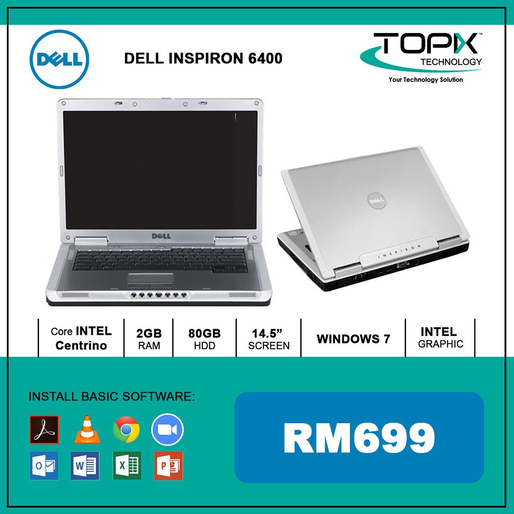 Dell inspiron hot sale 6400 ram