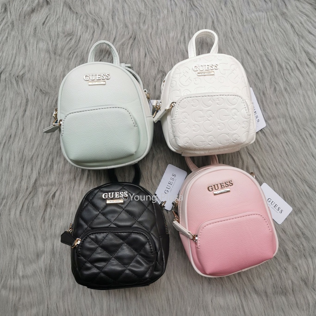 Guess mini hotsell backpack pink