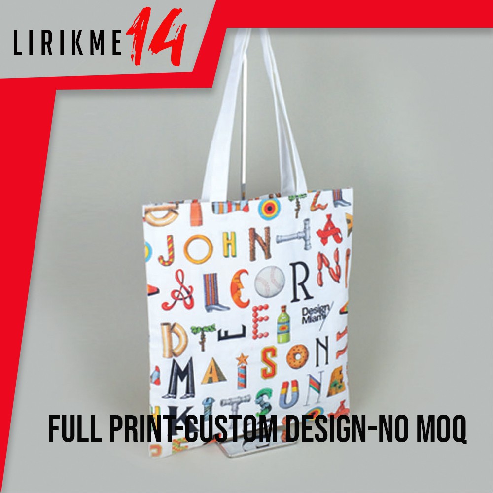 Tote bag full online print