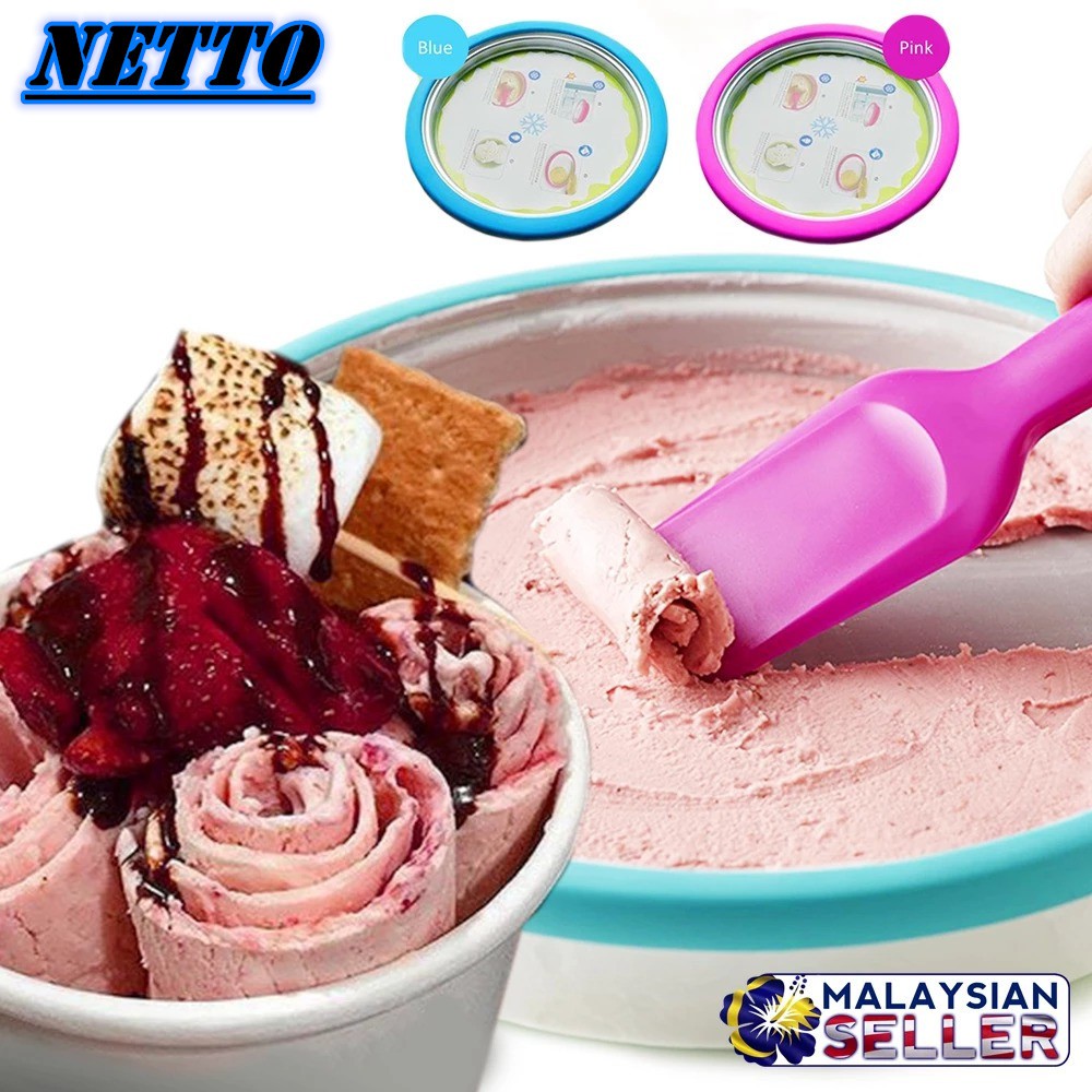 NETTO Home made Instant Fry Ice Cream Yogurt Fruit Roll Maker