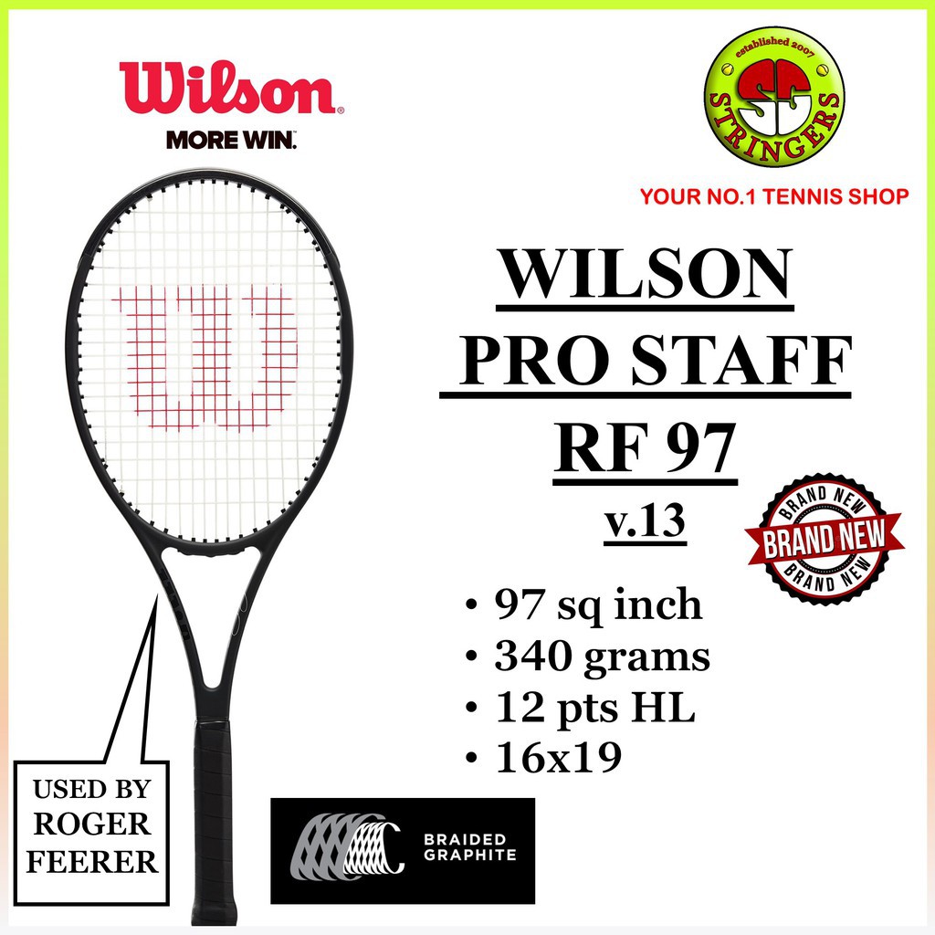 Wilson Pro Staff 97 テニスラケット v13 G2 おまけ付き ラケット(硬式