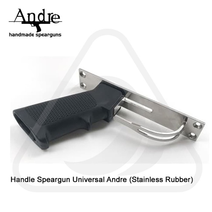 Handle Speargun Stainless Rubber Grip Andre Universal Spearfishing