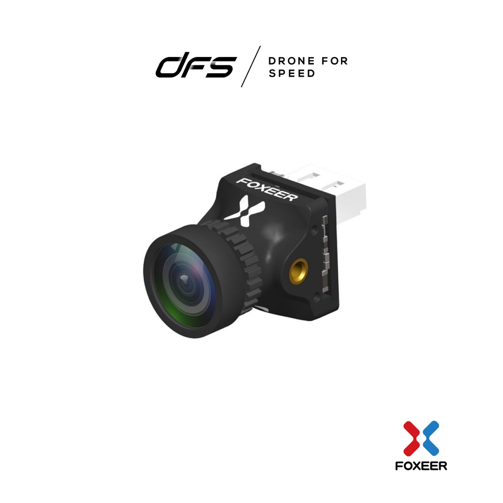 Foxeer Nano Predator 5 Racing Camera 黒、赤 - ホビーラジコン