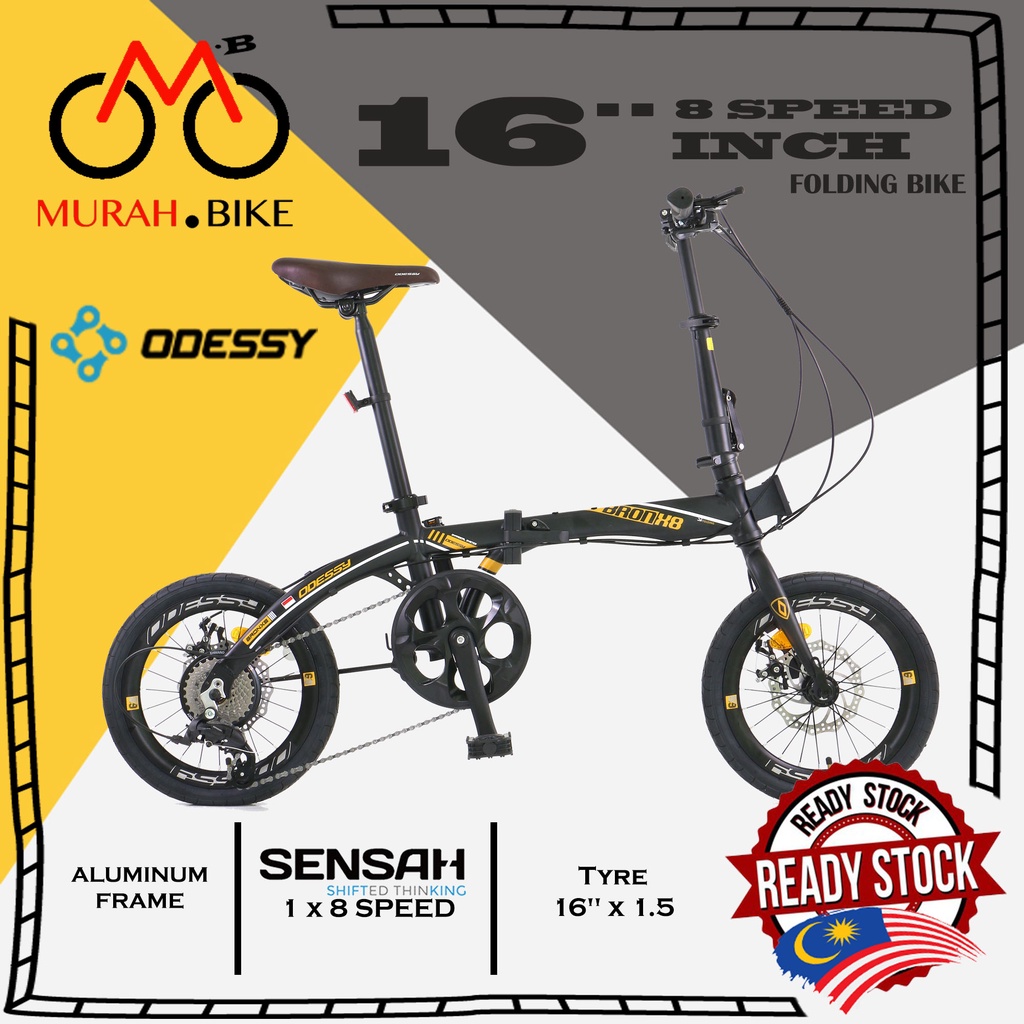 odessy folding bike 16