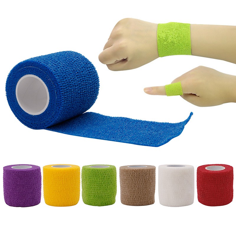 Cohesive Bandage High Elastic Sports Body Care Adhesive Wrap