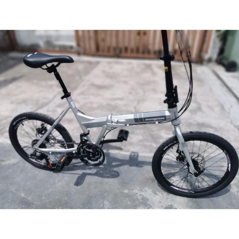 Mongoose folding 2024 bike 20