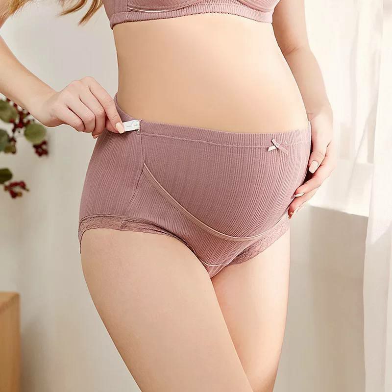 Maternity Panties High Waist Underpant Cotton Pregnant Women