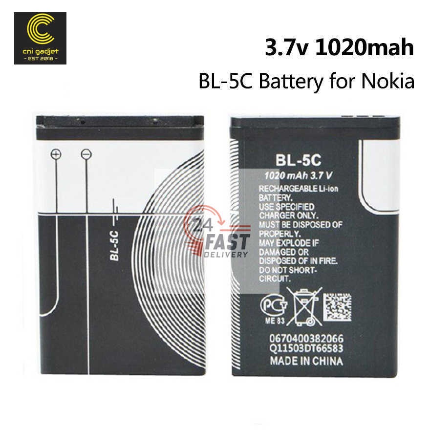 Ready Stock Nokia Battery BL-5C BL 5C BL-4C BL 4C Battery High Quality  Battery