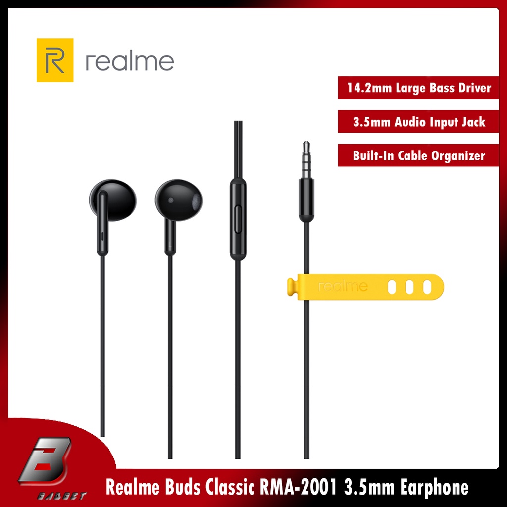 Realme Buds Classic RMA 2001 In Ear Wired With Mic Earphones