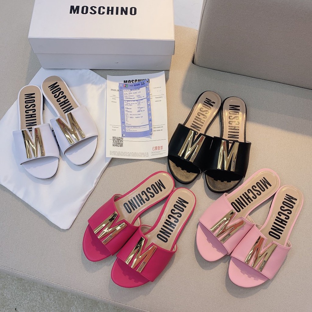 Moschino slippers discount