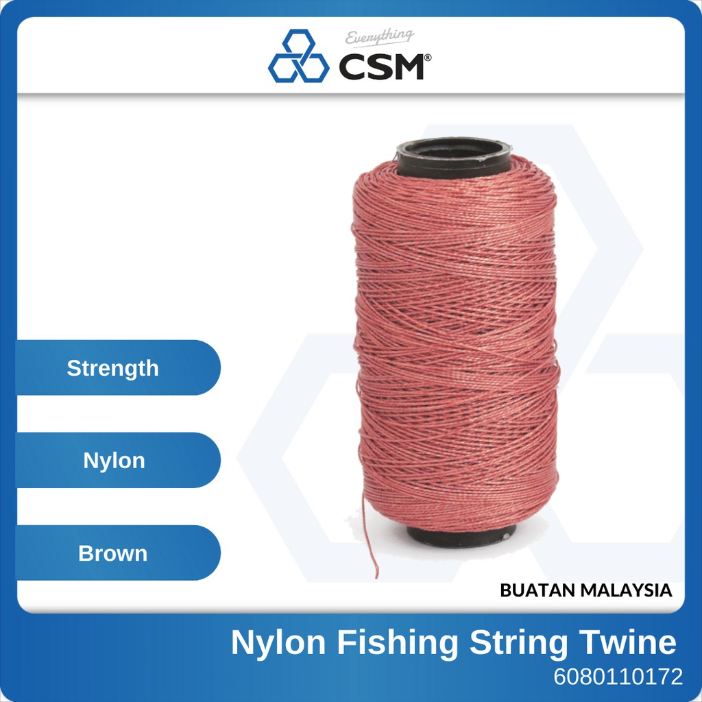CSM Multi-Functional Nylon Fishing String Twine Brown Benang Kait