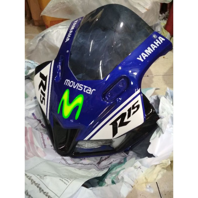 R15 v2 best sale headlight cover