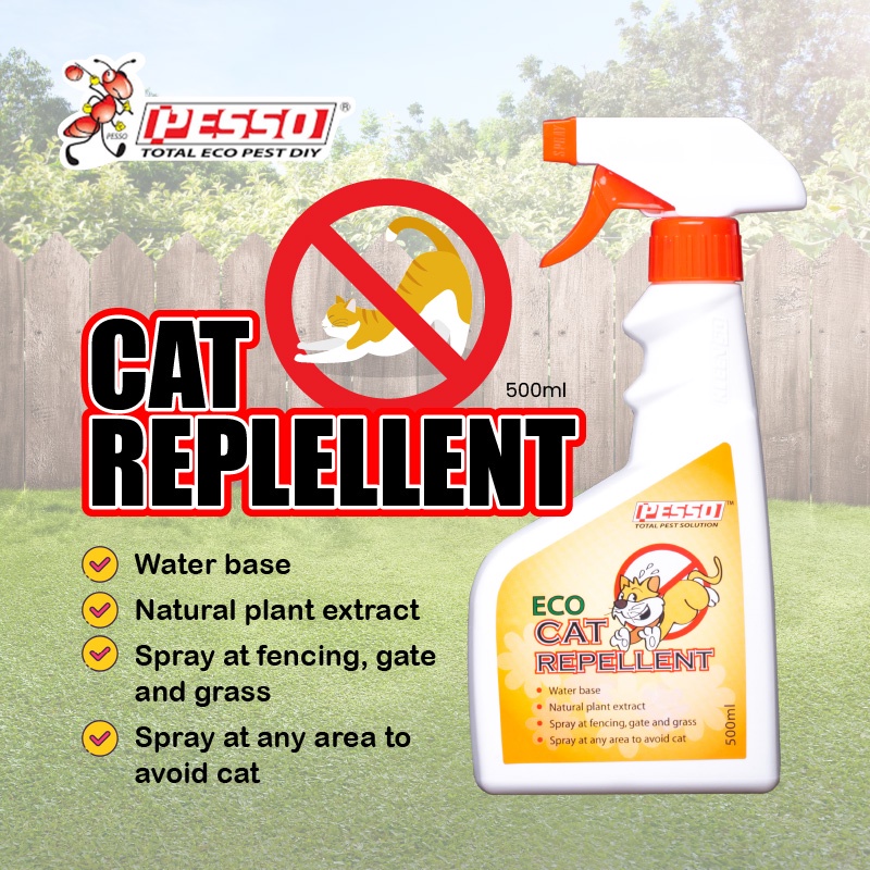 Cat repellent water outlet spray