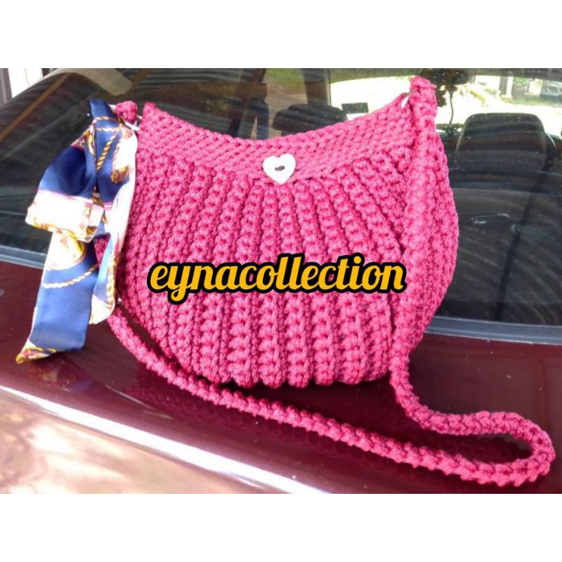 Crochet discount pumpkin bag