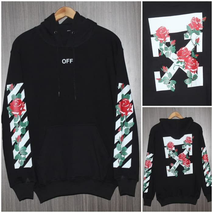 Off white hotsell jacket rose