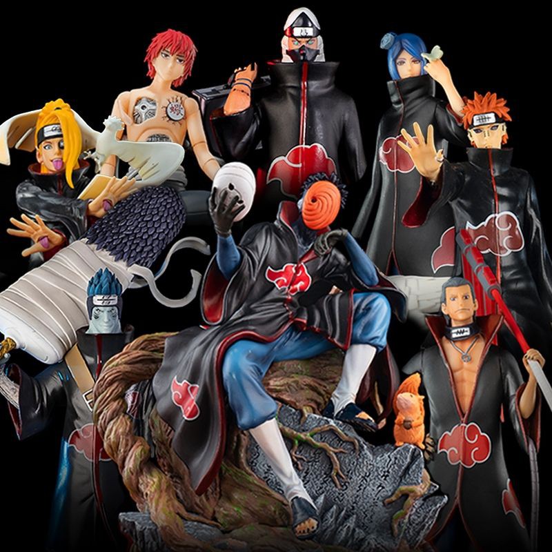 Naruto akatsuki deals figures