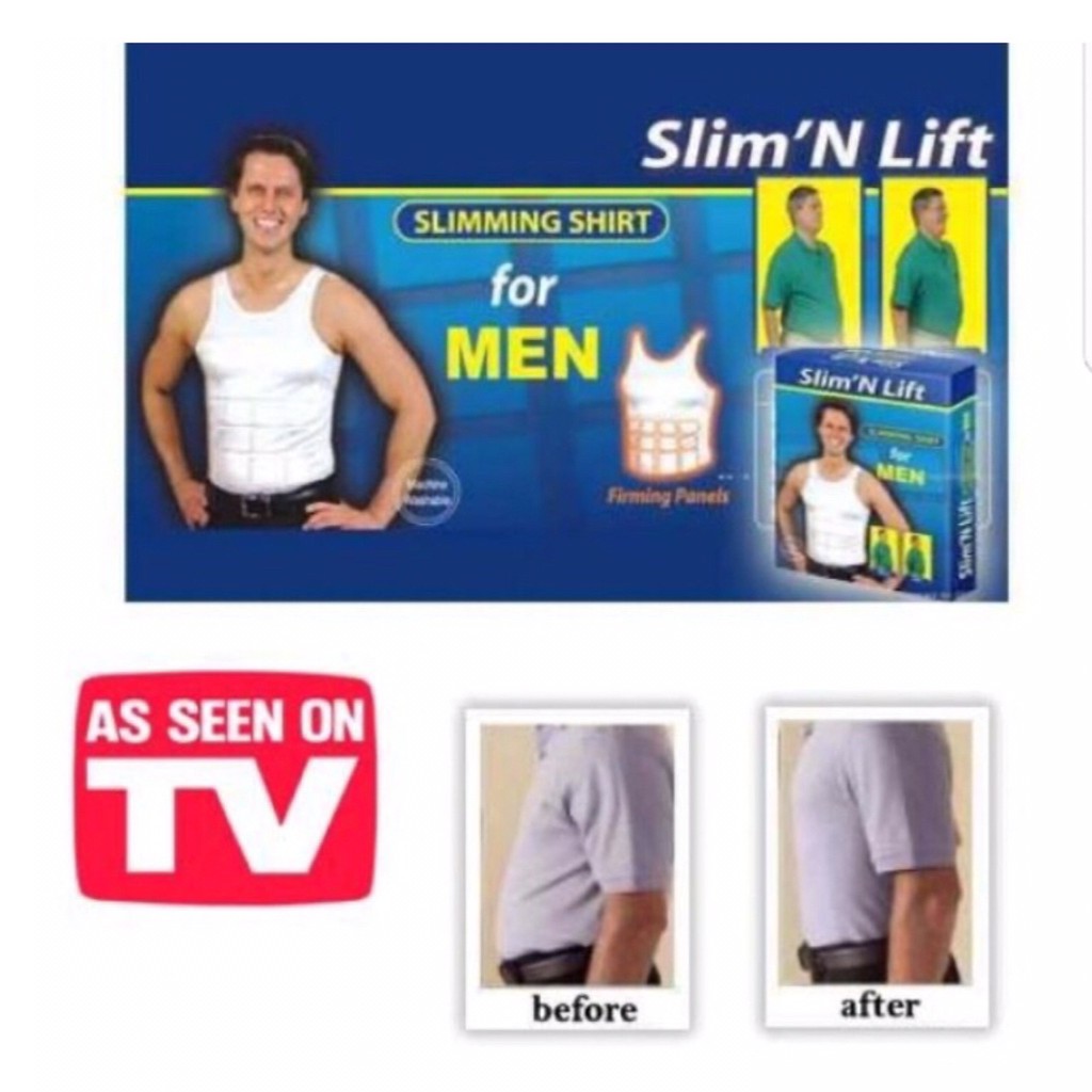 Slim n Lift Body Shaper Vest Slimming Shirt for Men Undergarments