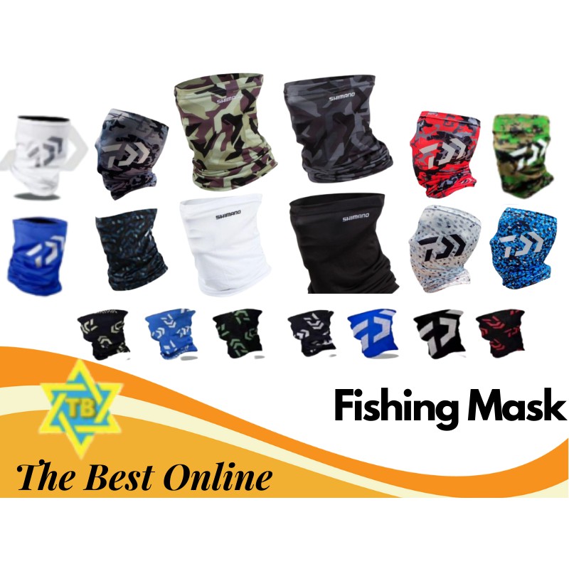 Shimano UV Buff Mask Ready Stock Daiwa Fishing Mask Anti-UV- Protection Fishing  Face Mask