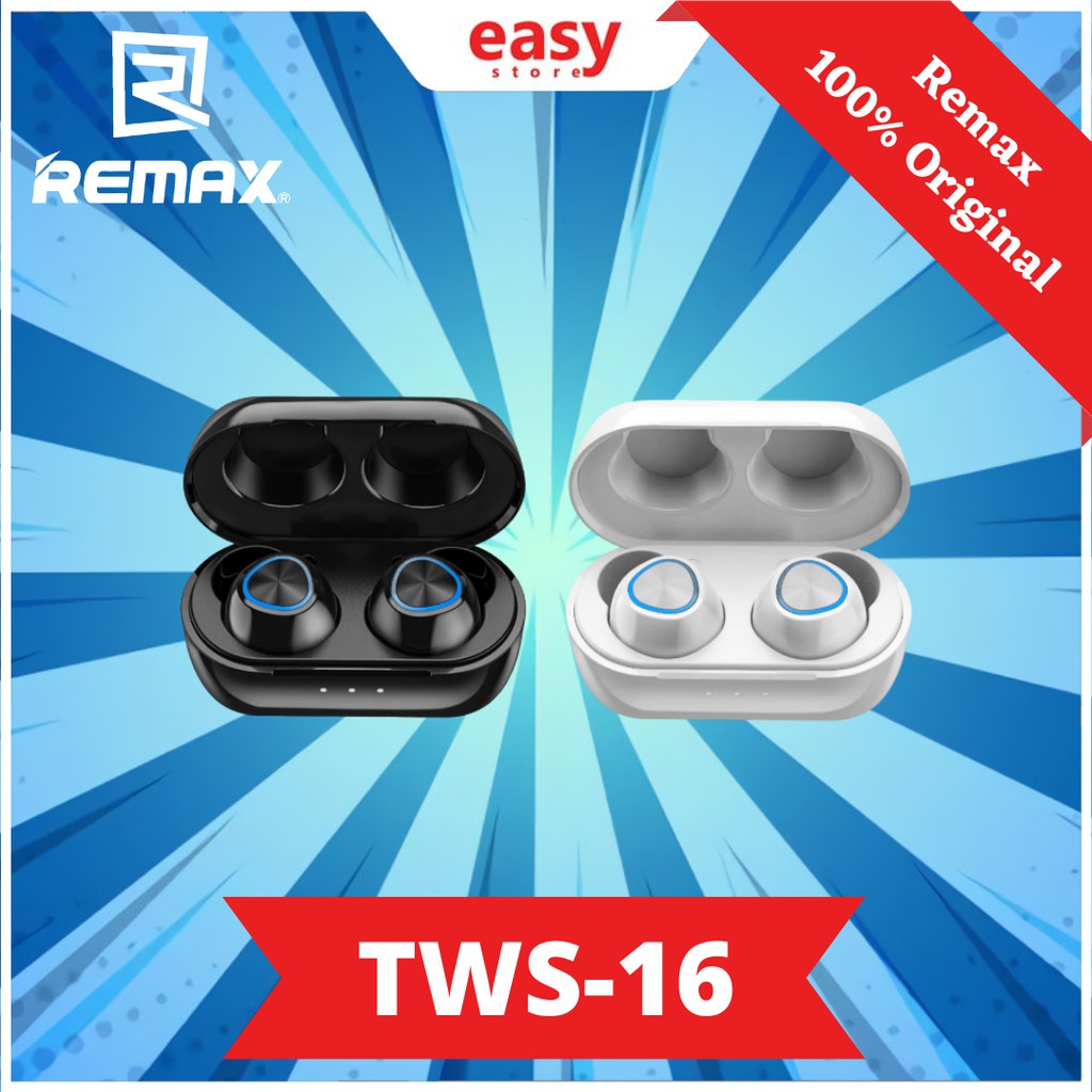 Remax Bluetooth Earbuds TWS 16 100 Original Remax Shopee Malaysia