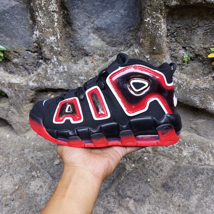 Nike air more uptempo 96 black/white/laser crimson hotsell