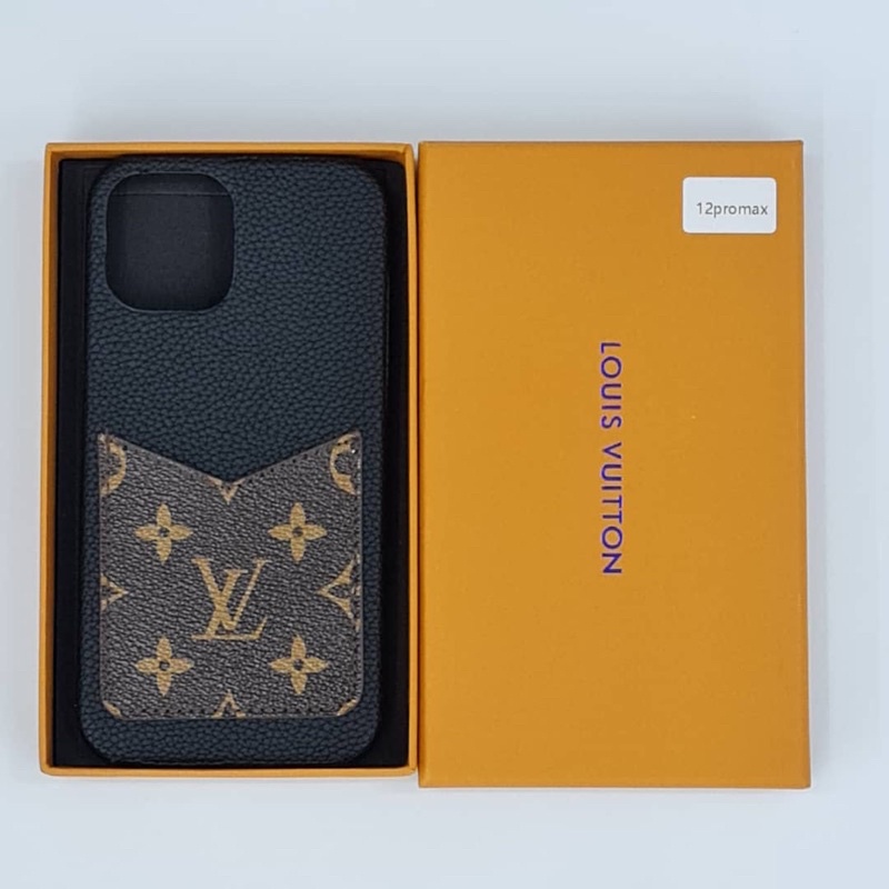 Ready stock LV monogram iPhone 7 8 SE2 X Xs Max 11 12 Pro Max case with  card holder