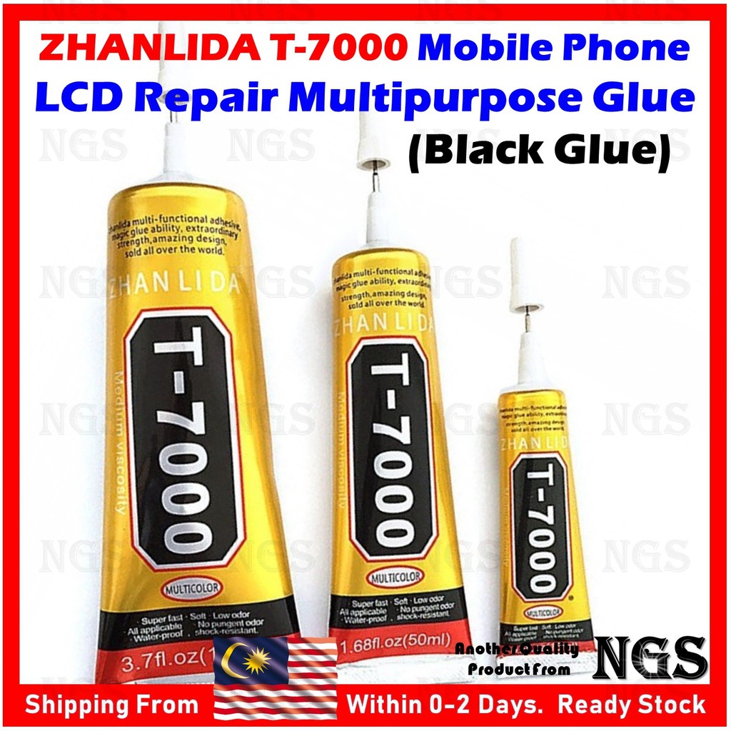 Zhanlida MULTI-PURPOSE ADHESIVES T-7000 3.7 fl.oz (110ml) (Black)