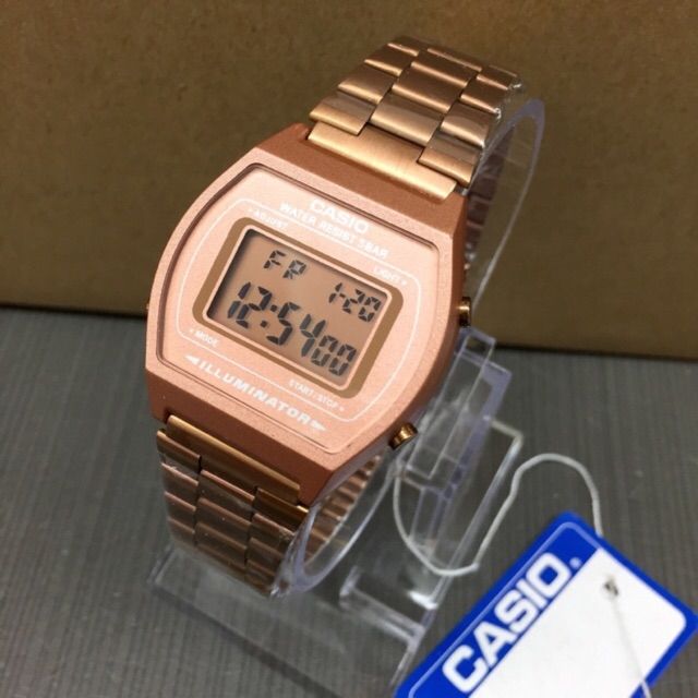 Casio a168 cheap rose gold