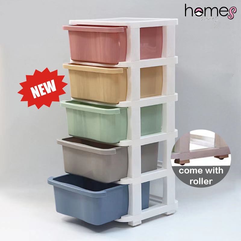 Drawers Plastic Drawer / Plastic Cabinet / Storage Cabinet 5 Tier 7 Drawers