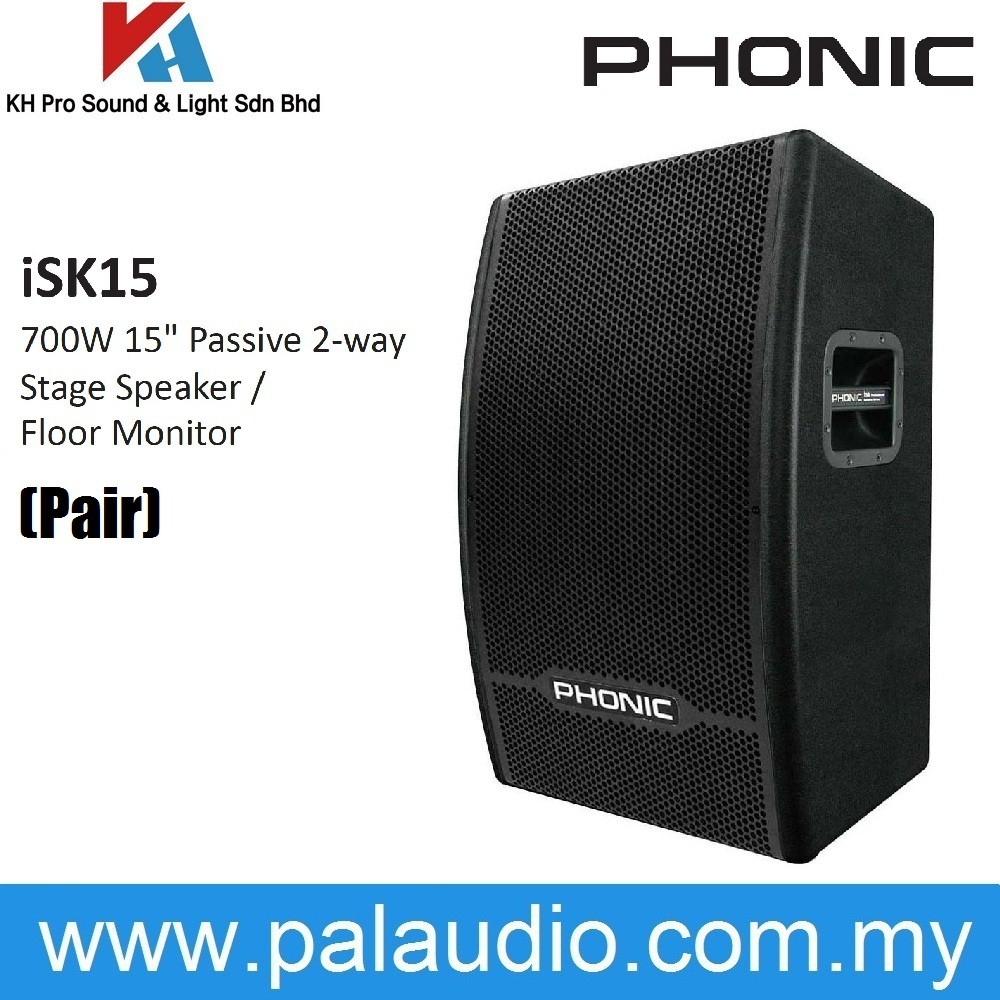 Phonic 15 2024 inch speakers