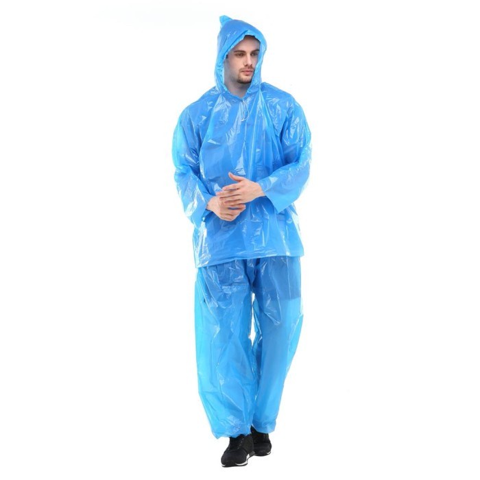 Plastic cheap rain suit