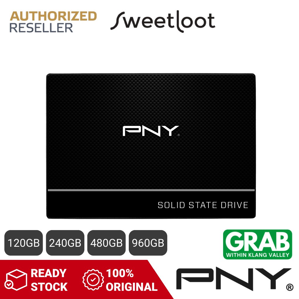PNY CS900 480GB 2.5 SATA 3 3D NAND SSD Internal SSD