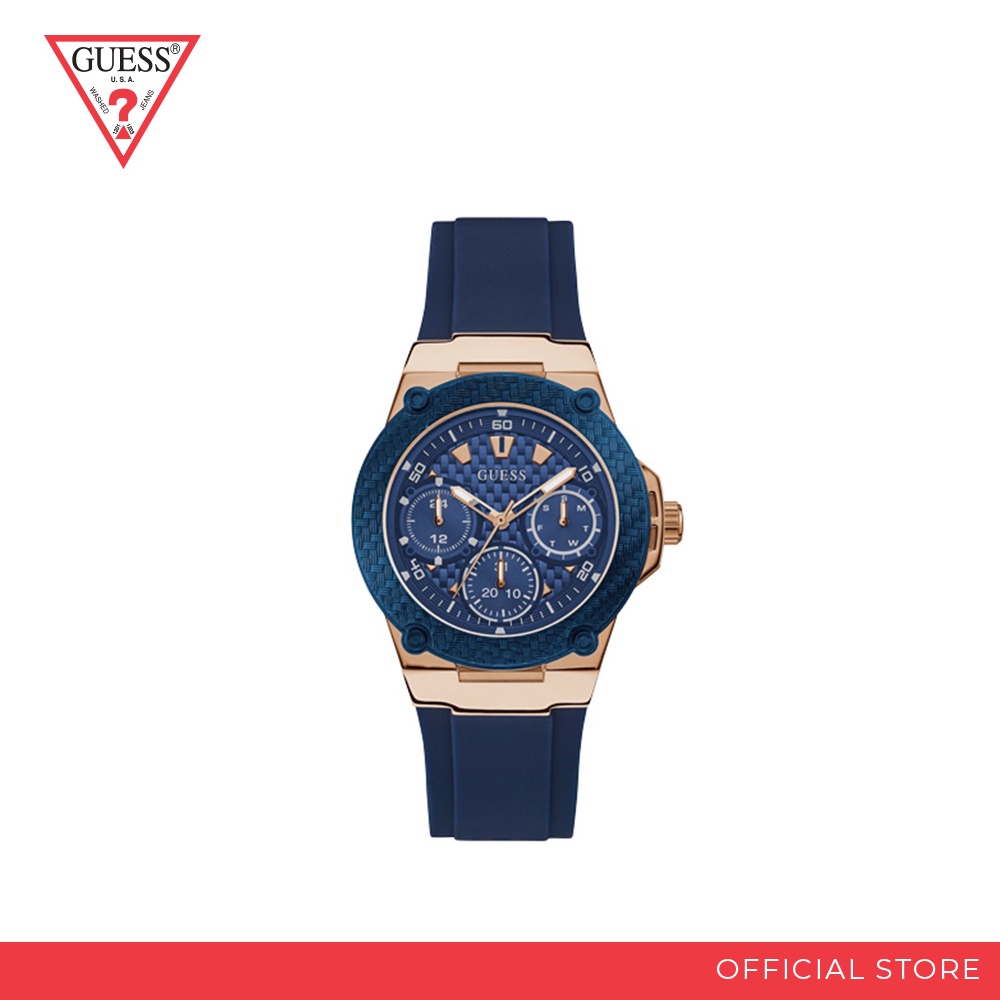 Blue and rose outlet gold guess watch