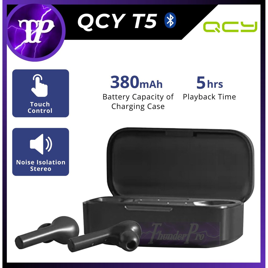 Qcy t5 charging discount time