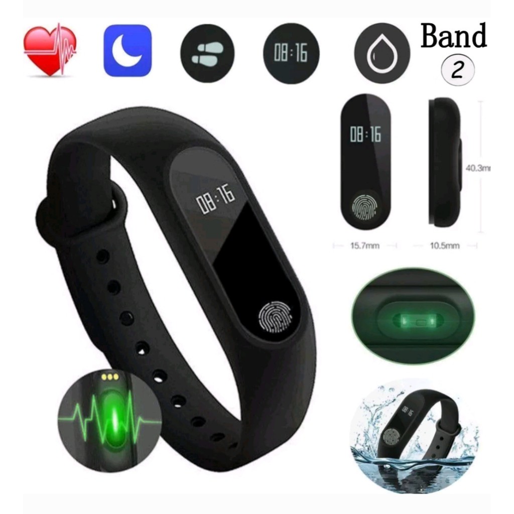 Smartwatch intelligence health bracelet m2 online